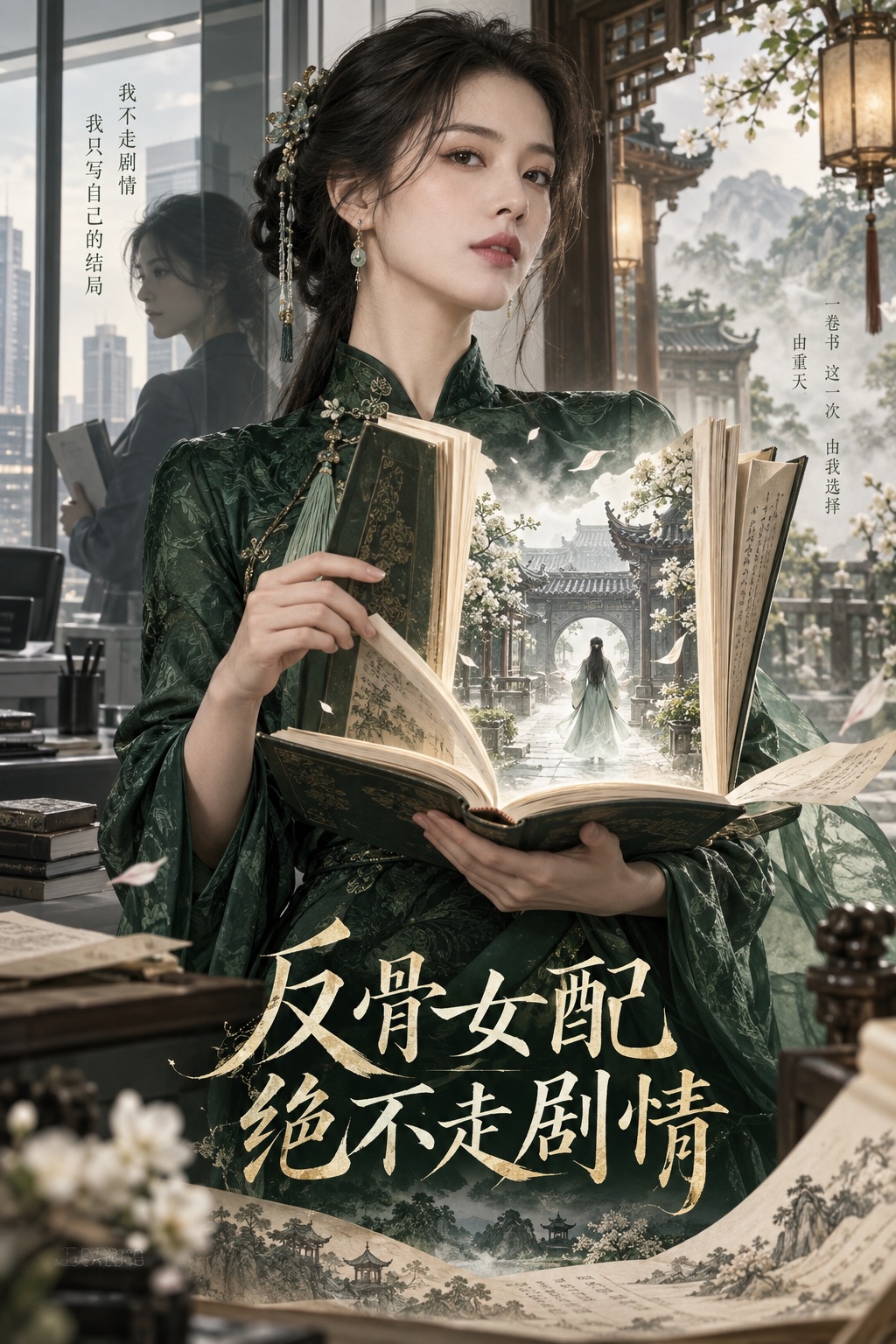 反骨女配绝不走剧情主题封面